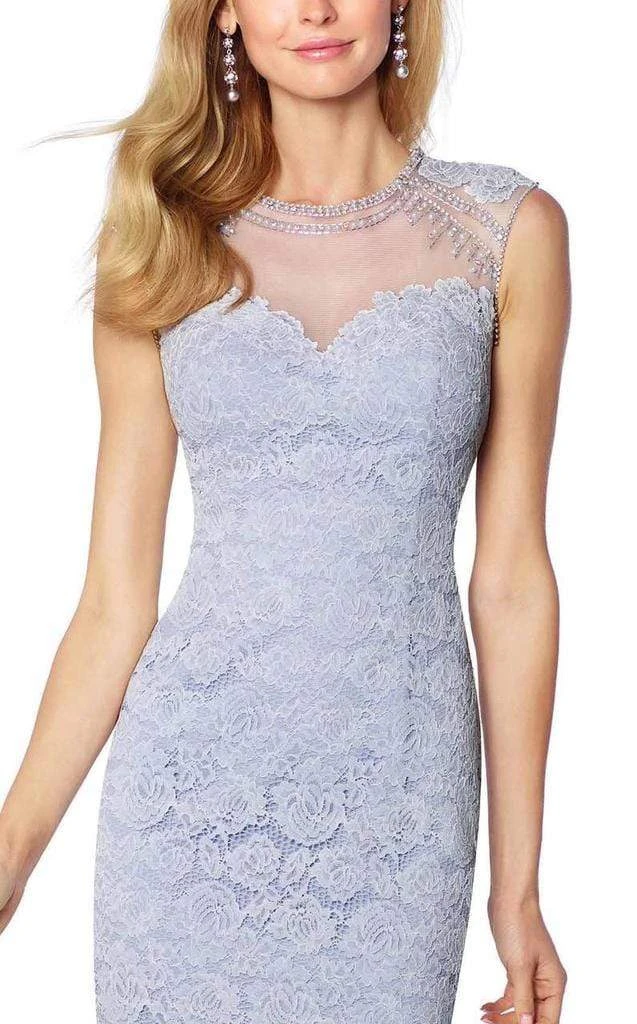 Mon Cheri Fitted Lace Short Dress 117820 - 1 Pc Light Periwinkle In Size 6 Available Cocktail Dresses 5 Mon Cheri Fitted Lace Short Dress 117820 - 1 Pc Light Periwinkle In Size 6 Available Cocktail Dresses