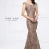 Montage By Mon Cheri - 116948 Metallic Lace Dress 1 Montage By Mon Cheri - 116948 Metallic Lace Dress