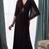 Formal Gowns Montage By Mon Cheri - 212961 V Neck Pleated Sheath Dress 2 Formal Gowns Montage By Mon Cheri - 212961 V Neck Pleated Sheath Dress