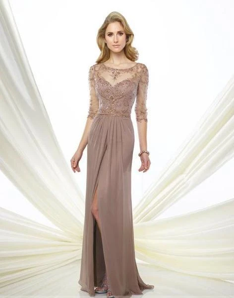 Montage By Mon Cheri - 216963 Chiffon A-line Dress - 1 Pc Dark Mink In Size 8 Available Formal Gowns 3 Montage By Mon Cheri - 216963 Chiffon A-line Dress - 1 Pc Dark Mink In Size 8 Available Formal Gowns