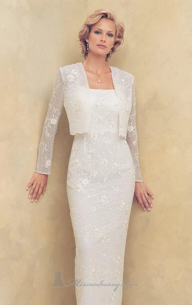 Montage By Mon Cheri - 21917 Embroidered Sheath Dress With Bolero 4 Montage By Mon Cheri - 21917 Embroidered Sheath Dress With Bolero