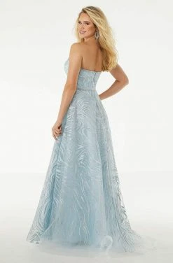 Mori Lee - 45010 Crystal Semi-Sweetheart A-line Dress