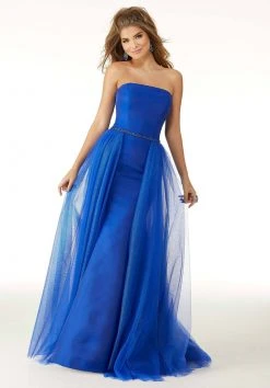 Mori Lee - 45029 Strapless Mermaid Dress With Overskirt Formal Gowns 11 Mori Lee - 45029 Strapless Mermaid Dress With Overskirt Formal Gowns