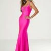 Formal Gowns Mori Lee - 45047 Scoop Neck Jersey Trumpet Dress