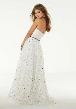 Formal Gowns Mori Lee - 45052 Strapless Beaded A-line Gown