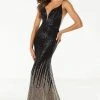 Formal Gowns Mori Lee - 45053 Sequined Open Back Sheath Dress 2 Formal Gowns Mori Lee - 45053 Sequined Open Back Sheath Dress