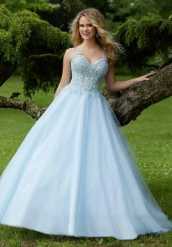 Formal Gowns Mori Lee - 45064 Beaded Lace Sweetheart Ballgown 16 Formal Gowns Mori Lee - 45064 Beaded Lace Sweetheart Ballgown
