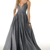 Mori Lee - 45076 Metallic And Glittered Long Dress 1 Mori Lee - 45076 Metallic And Glittered Long Dress