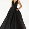 Formal Gowns Mori Lee - 45080 Beaded Taffeta Long Ballgown 1 Formal Gowns Mori Lee - 45080 Beaded Taffeta Long Ballgown