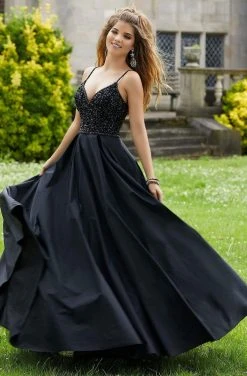 Mori Lee - 45086 Jeweled Taffeta Long Ballgown Formal Gowns 10 Mori Lee - 45086 Jeweled Taffeta Long Ballgown Formal Gowns