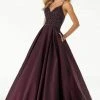 Mori Lee - 45086 Jeweled Taffeta Long Ballgown Formal Gowns 1 Mori Lee - 45086 Jeweled Taffeta Long Ballgown Formal Gowns