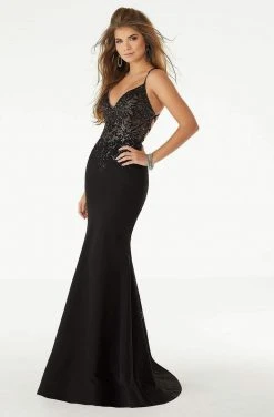 Mori Lee - 45095 Sequined Fitted Trumpet Dress Formal Gowns