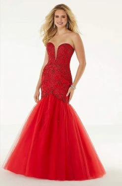 Mori Lee - 45096 Intricately Beaded Mermaid Long Dress
