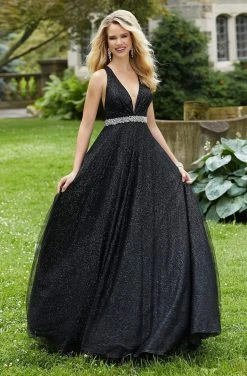 Formal Gowns Mori Lee - 45097 Iridescent Glittered And Jeweled Ballgown