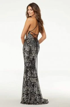 Mori Lee - 45098 Star Patterned Sheath Dress