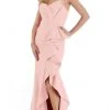 Formal Gowns Morrell Maxie - Strapless Mermaid Dress With Slit 16339 - 1 Pc Blush In Size 4 Available