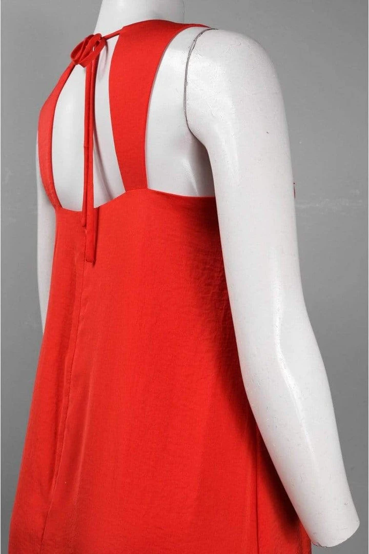 Cocktail Dresses Muse - V-Neck High Low Dress M2208M 4 Cocktail Dresses Muse - V-Neck High Low Dress M2208M