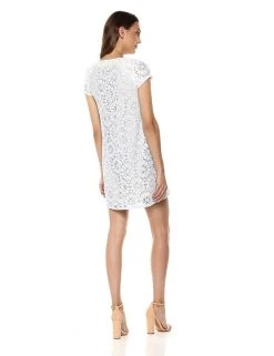 Nanette Nanette Lepore - ND8S130A3 Floral Lace Scoop A-line Dress Cocktail Dresses 8 Nanette Nanette Lepore - ND8S130A3 Floral Lace Scoop A-line Dress Cocktail Dresses