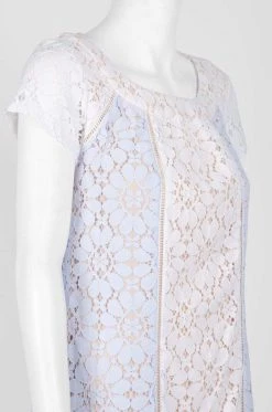 Nanette Nanette Lepore - ND8S130A3 Floral Lace Scoop A-line Dress Cocktail Dresses 11 Nanette Nanette Lepore - ND8S130A3 Floral Lace Scoop A-line Dress Cocktail Dresses