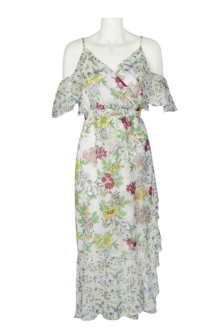 Nanette Nanette Lepore - NM8S19JA1 Printed V-neck Sheath Dress 5 Nanette Nanette Lepore - NM8S19JA1 Printed V-neck Sheath Dress