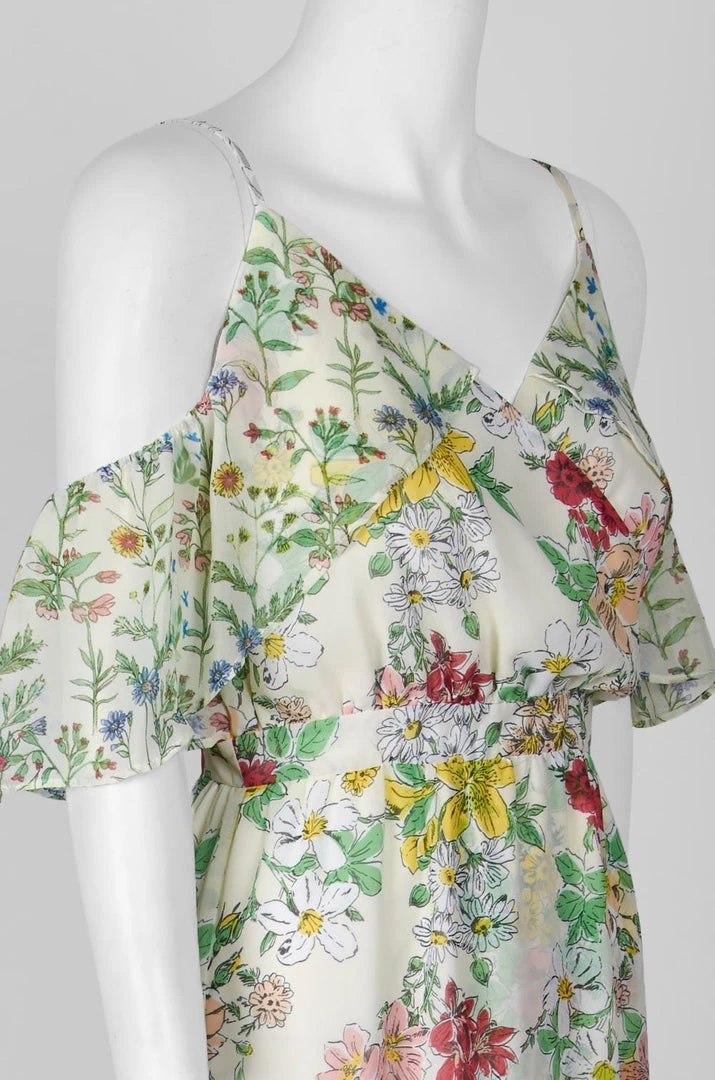 Nanette Nanette Lepore - NM8S19JA1 Printed V-neck Sheath Dress 7 Nanette Nanette Lepore - NM8S19JA1 Printed V-neck Sheath Dress