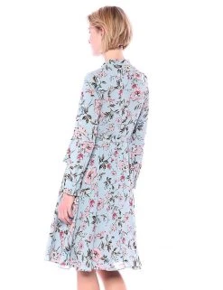 Nanette Nanette Lepore - NM9S171Y9 Long Sleeve Floral Print Dress