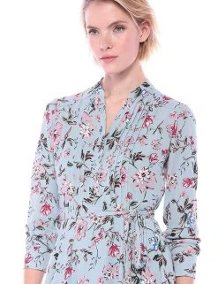 Nanette Nanette Lepore - NM9S171Y9 Long Sleeve Floral Print Dress
