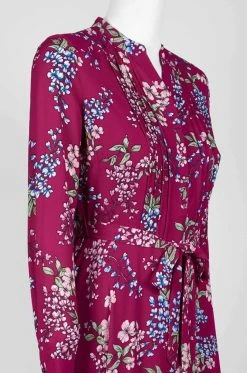 Nanette Nanette Lepore - NM9S171Y9 Long Sleeve Floral Print Dress