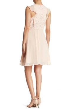 Cocktail Dresses Nanette Nanette Lepore - NN8S19FG3 Floral Lace Jewel A-line Dress 8 Cocktail Dresses Nanette Nanette Lepore - NN8S19FG3 Floral Lace Jewel A-line Dress