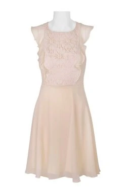 Cocktail Dresses Nanette Nanette Lepore - NN8S19FG3 Floral Lace Jewel A-line Dress 9 Cocktail Dresses Nanette Nanette Lepore - NN8S19FG3 Floral Lace Jewel A-line Dress