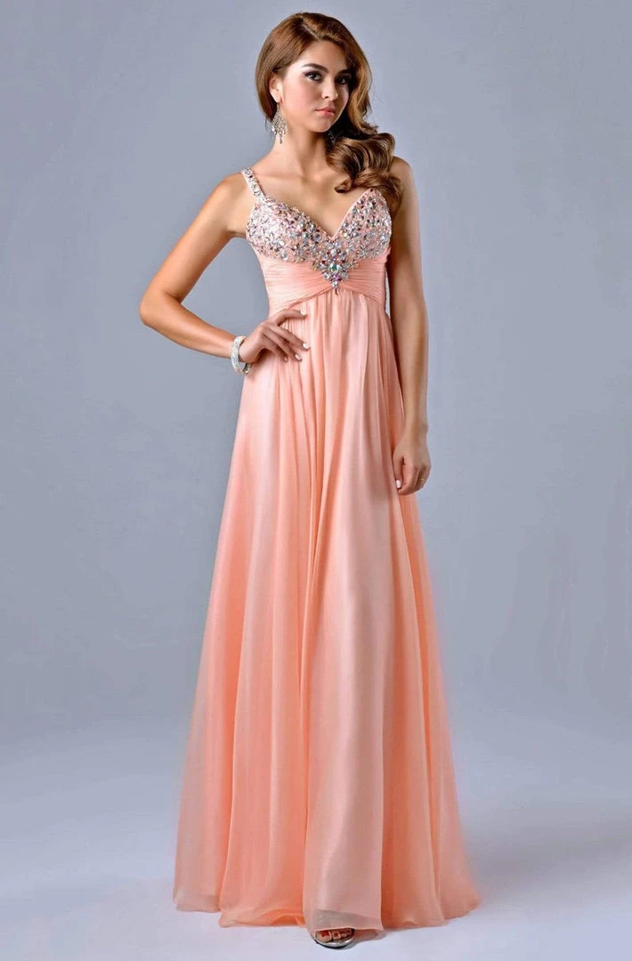 Nina Canacci - 1040 Dress In Coral Formal Gowns 3 Nina Canacci - 1040 Dress In Coral Formal Gowns