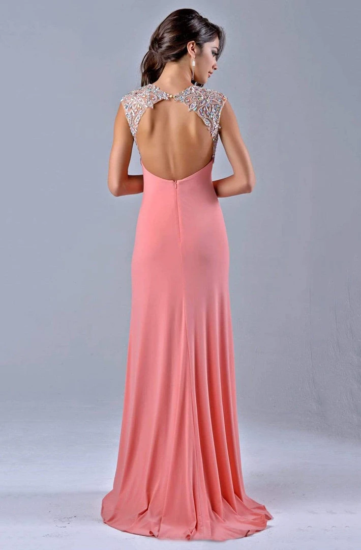 Nina Canacci - 1094 Dress In Peach Formal Gowns 4 Nina Canacci - 1094 Dress In Peach Formal Gowns
