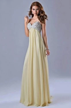 Nina Canacci - 1095 Dress In Yellow Formal Gowns