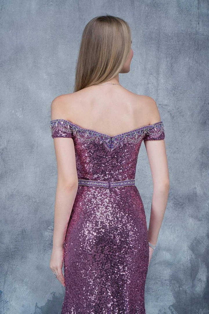 Formal Gowns Nina Canacci - 1361 Embellished Off Shoulder Sheath Dress 5 Formal Gowns Nina Canacci - 1361 Embellished Off Shoulder Sheath Dress