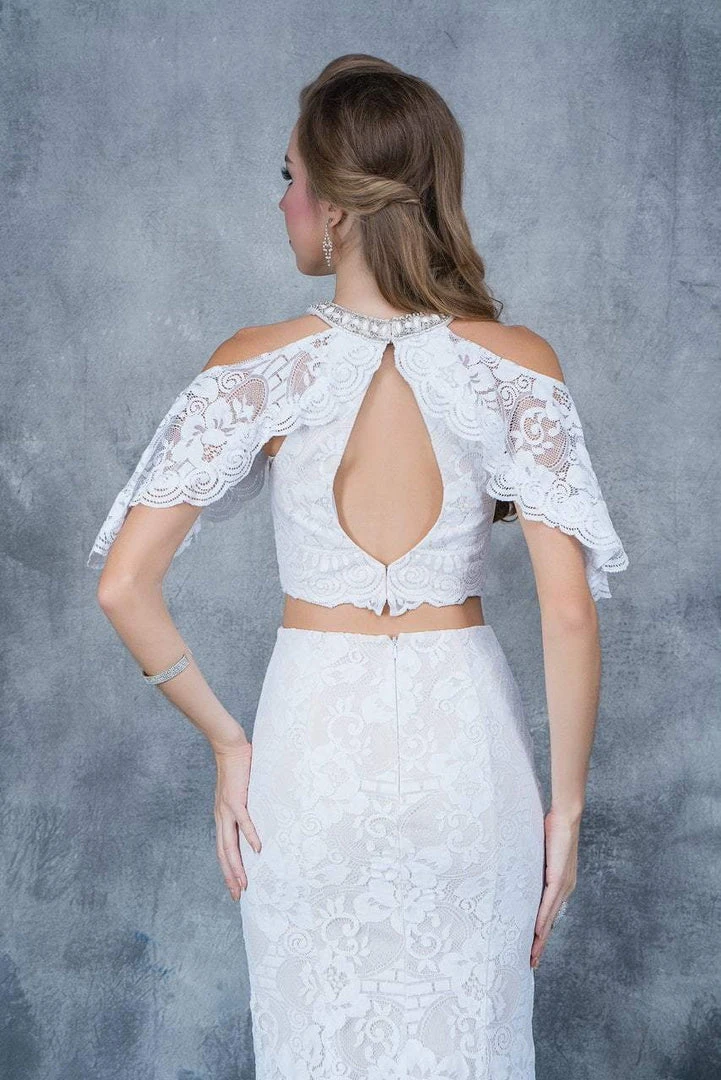 Nina Canacci - 1364 Two Piece Lace Sheath Dress Formal Gowns 5 Nina Canacci - 1364 Two Piece Lace Sheath Dress Formal Gowns