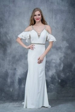 Nina Canacci - 1375 Embellished V-neck Sheath Dress 10 Nina Canacci - 1375 Embellished V-neck Sheath Dress