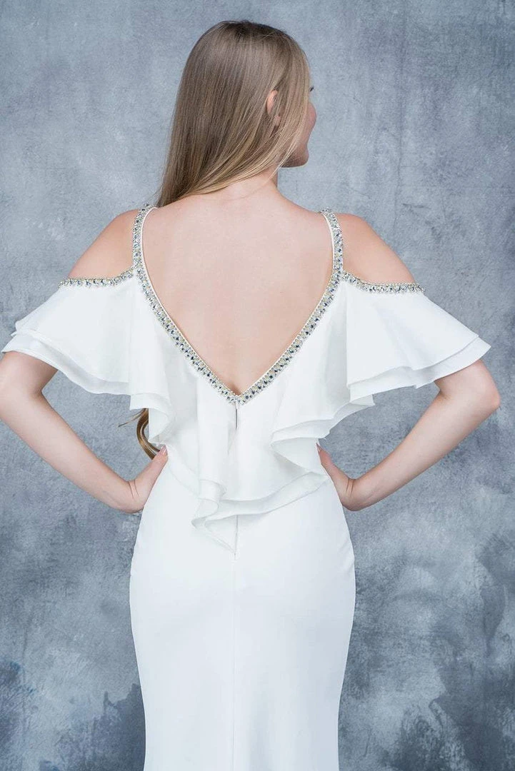 Nina Canacci - 1375 Embellished V-neck Sheath Dress 7 Nina Canacci - 1375 Embellished V-neck Sheath Dress