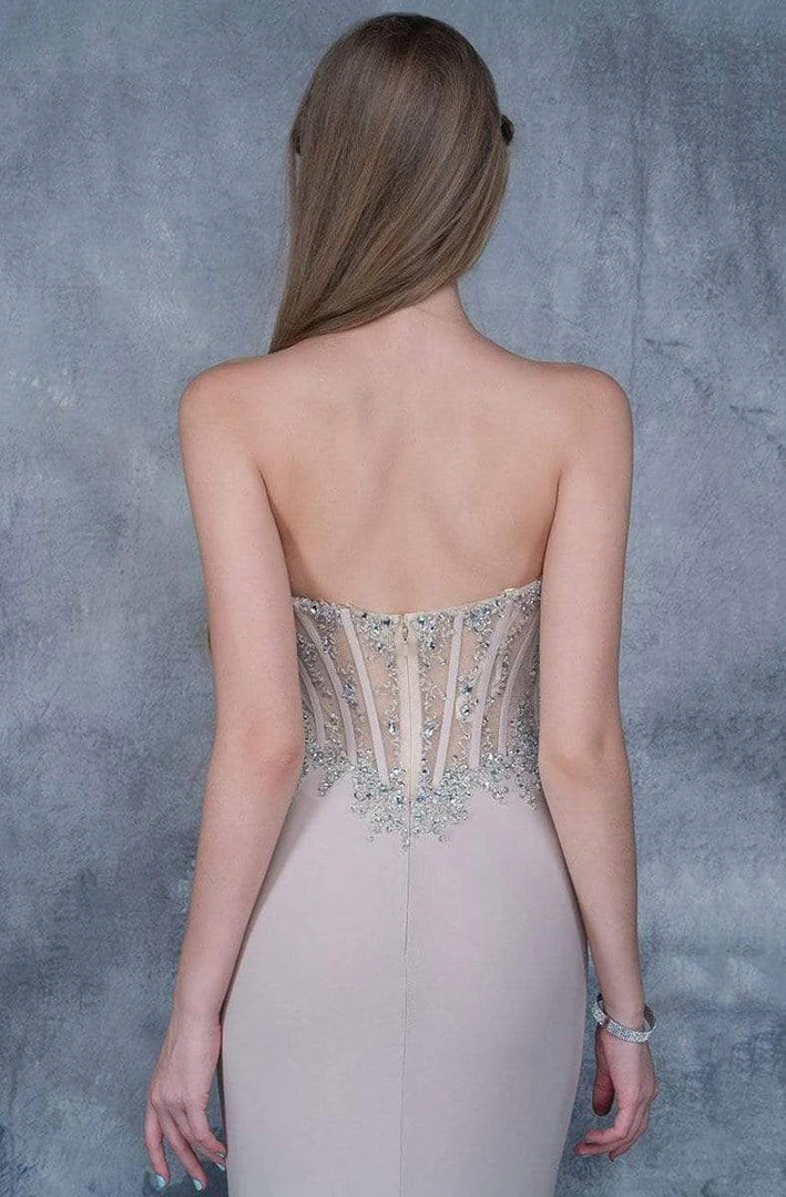 Formal Gowns Nina Canacci - 1378 Strapless Crystal Ornate Corset Gown 7 Formal Gowns Nina Canacci - 1378 Strapless Crystal Ornate Corset Gown