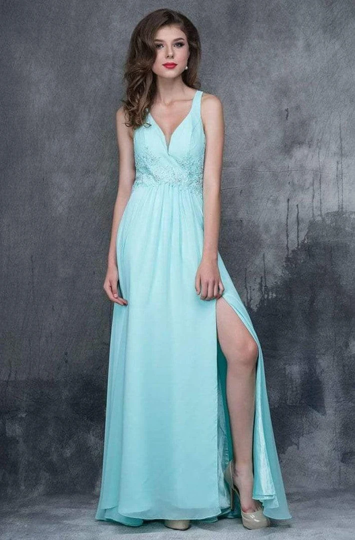 Nina Canacci - 1388 Sleeveless Jeweled Applique A-Line Gown Formal Gowns 3 Nina Canacci - 1388 Sleeveless Jeweled Applique A-Line Gown Formal Gowns