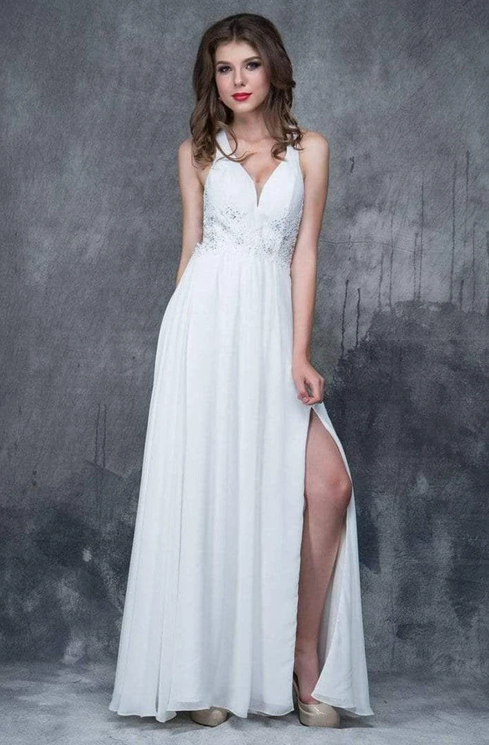 Nina Canacci - 1388 Sleeveless Jeweled Applique A-Line Gown Formal Gowns 8 Nina Canacci - 1388 Sleeveless Jeweled Applique A-Line Gown Formal Gowns