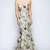 Nina Canacci - 1455 Strapless Lace Mermaid Evening Dress Formal Gowns