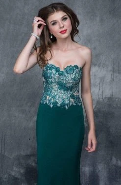 Formal Gowns Nina Canacci - 2117 Embroidered Illusion Corset Gown 19 Formal Gowns Nina Canacci - 2117 Embroidered Illusion Corset Gown