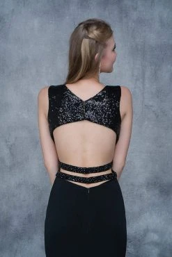 Nina Canacci - 2155 Sleeveless Sequined Sheath Gown Formal Gowns 7 Nina Canacci - 2155 Sleeveless Sequined Sheath Gown Formal Gowns