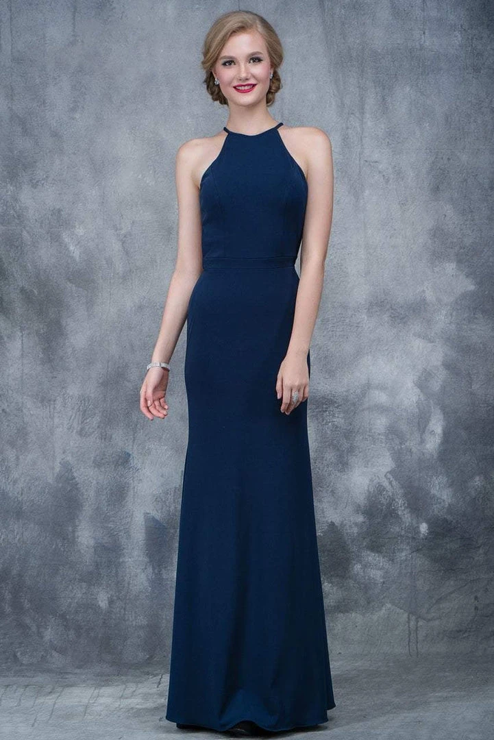 Nina Canacci - 2159 High Halter Cutout Sheath Gown Formal Gowns 7 Nina Canacci - 2159 High Halter Cutout Sheath Gown Formal Gowns