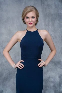 Nina Canacci - 2159 High Halter Cutout Sheath Gown Formal Gowns 17 Nina Canacci - 2159 High Halter Cutout Sheath Gown Formal Gowns