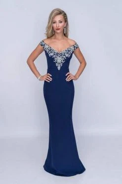 Nina Canacci - 2201 Crystal Beaded Off Shoulder Mermaid Gown Formal Gowns 10 Nina Canacci - 2201 Crystal Beaded Off Shoulder Mermaid Gown Formal Gowns