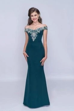 Nina Canacci - 2201 Crystal Beaded Off Shoulder Mermaid Gown Formal Gowns 12 Nina Canacci - 2201 Crystal Beaded Off Shoulder Mermaid Gown Formal Gowns