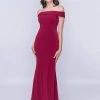 Formal Gowns Nina Canacci - 2230 Off-Shoulder Fitted Sheath Gown 1 Formal Gowns Nina Canacci - 2230 Off-Shoulder Fitted Sheath Gown