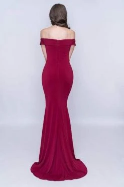 Formal Gowns Nina Canacci - 2230 Off-Shoulder Fitted Sheath Gown