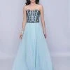 Nina Canacci - 3140 Beaded Corset Sweetheart Bodice Evening Gown